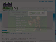 Tablet Screenshot of jbtgreentech.com